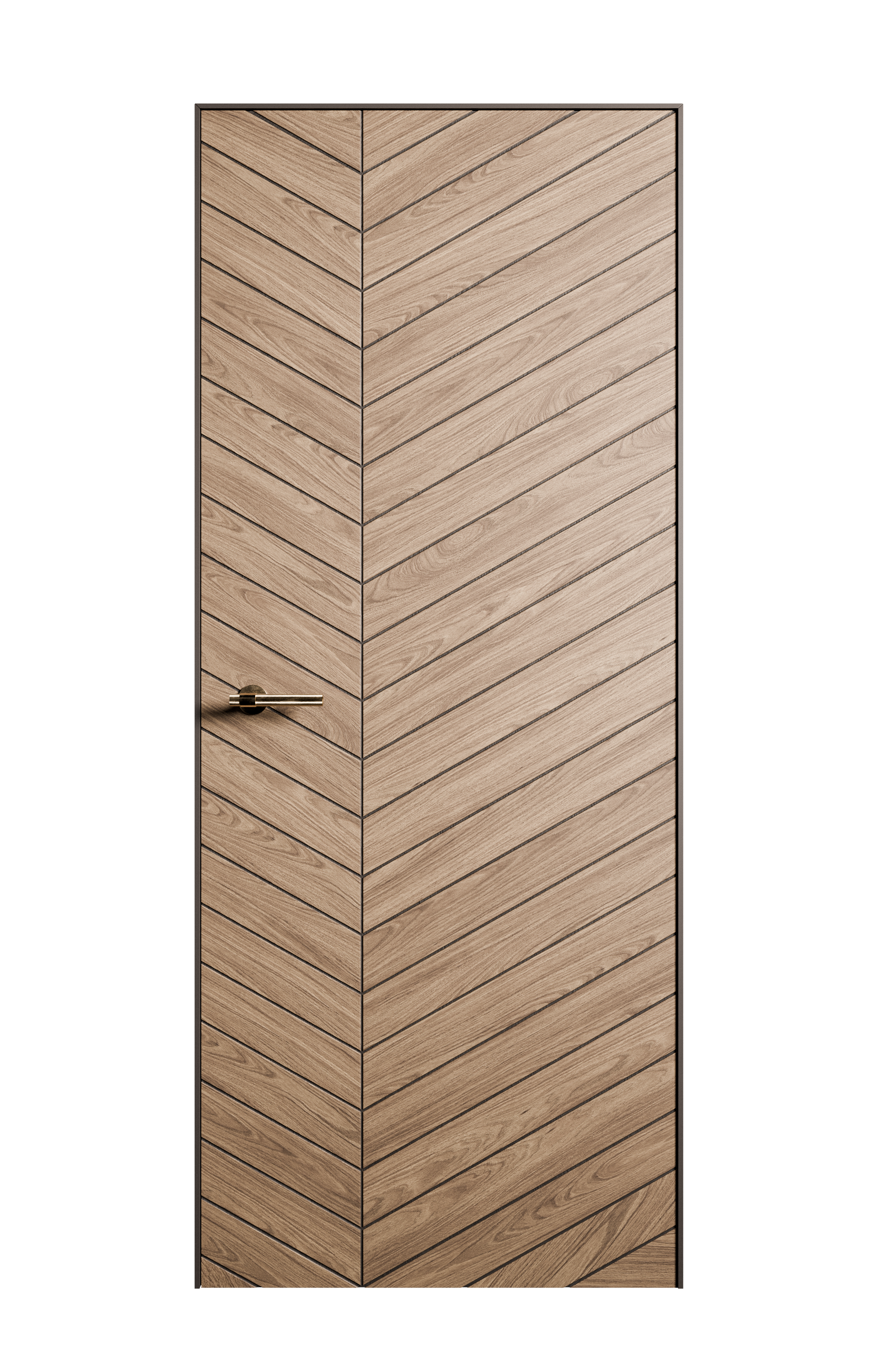 Межкомнатная дверь Linea-4 глухая дуб медовый 23796
