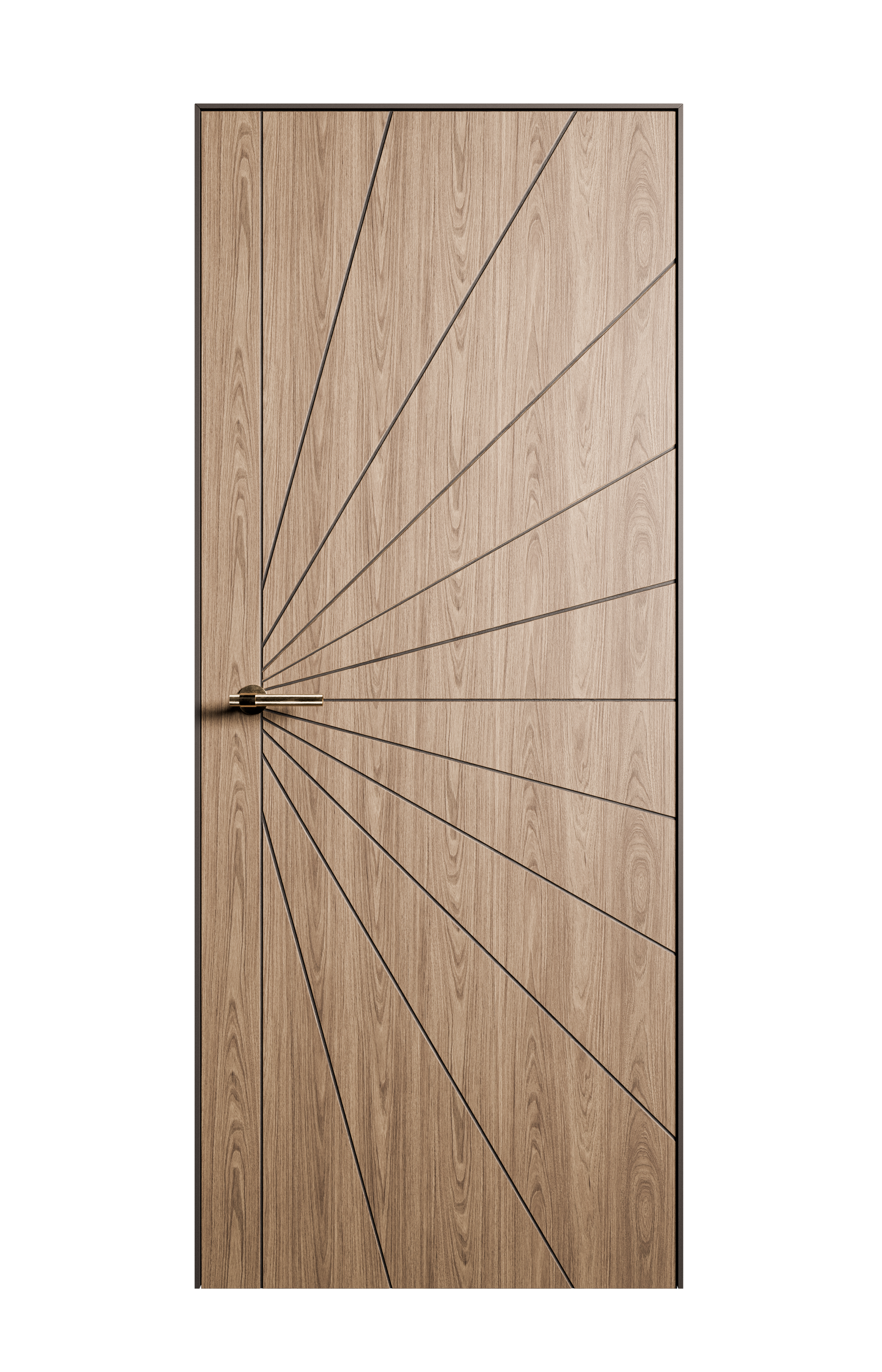 Межкомнатная дверь Linea-1 глухая дуб медовый 23749