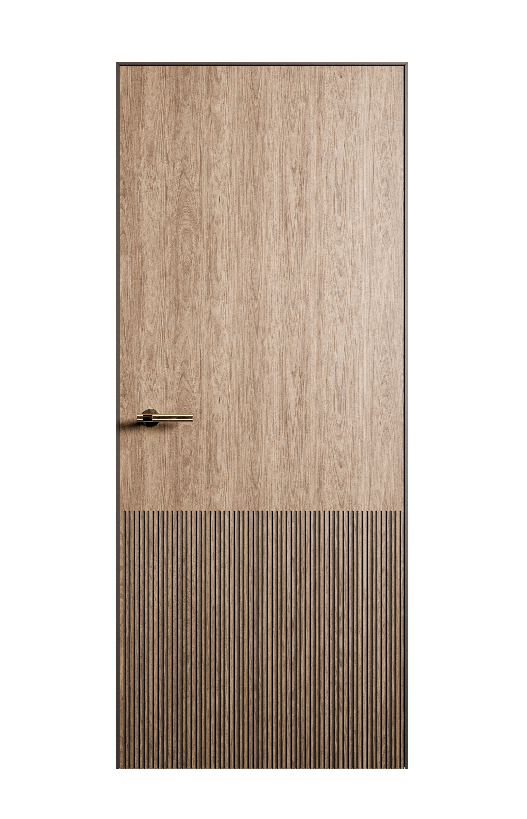Межкомнатная дверь Linea-5 глухая дуб медовый 27632